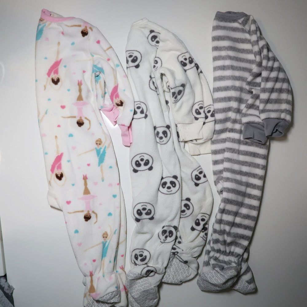 12M Bundle of 3 Absorba Winter Pajamas